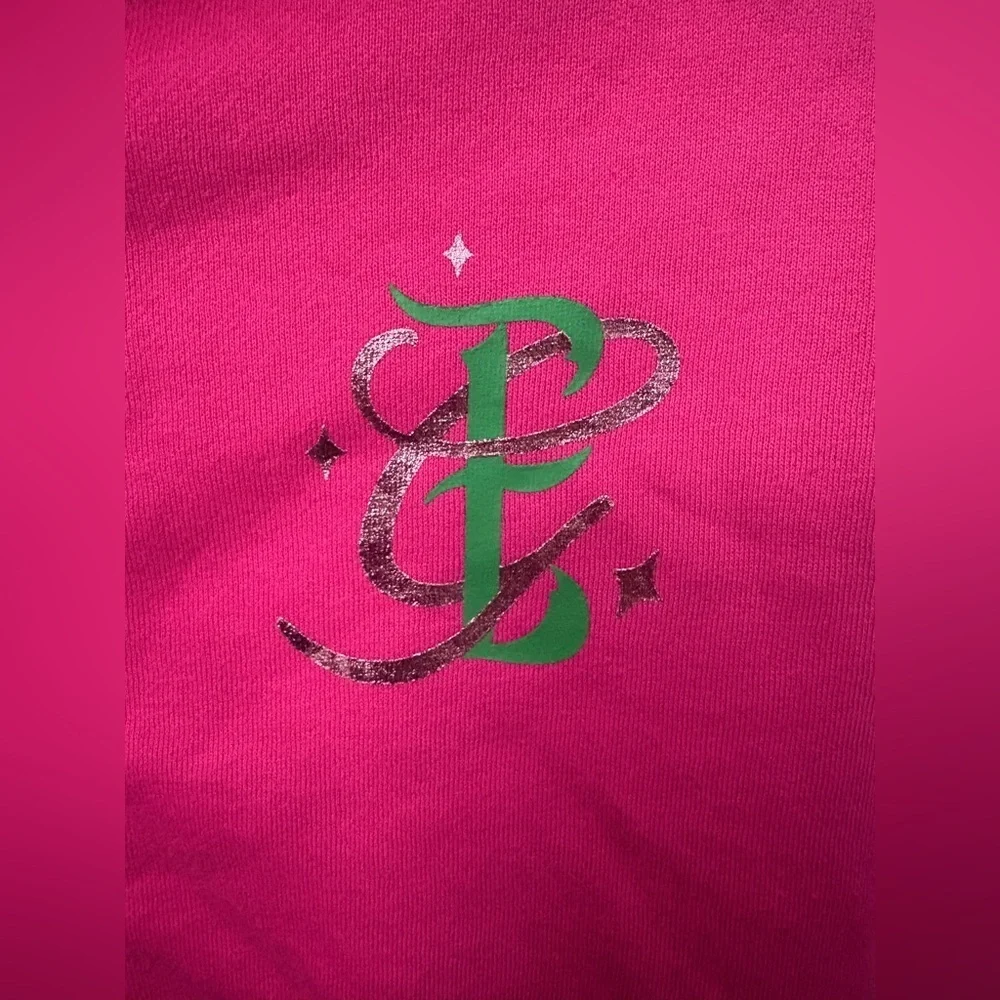 Vibrant Pink and Light Pink Kids' Hoodie
